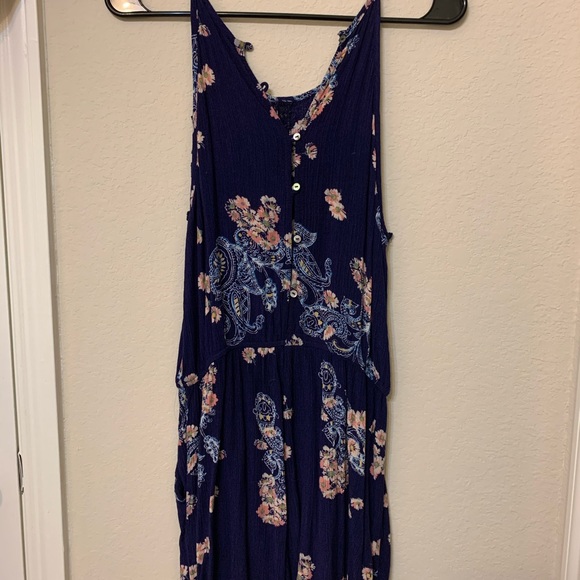 Kendall and Kylie Blue Floral Romper from Pacsun - Picture 4 of 6